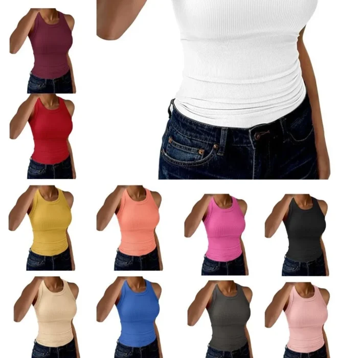 Ribbed Basic Tank Top
